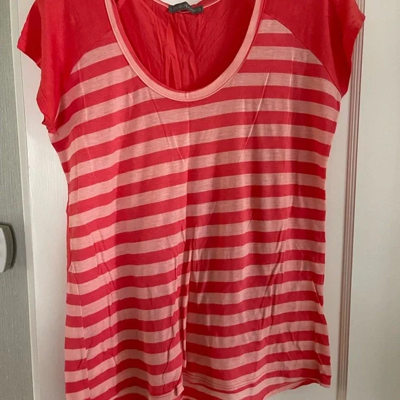 Loveapella Orange Stripe T-shirt - Picture 1 of 3